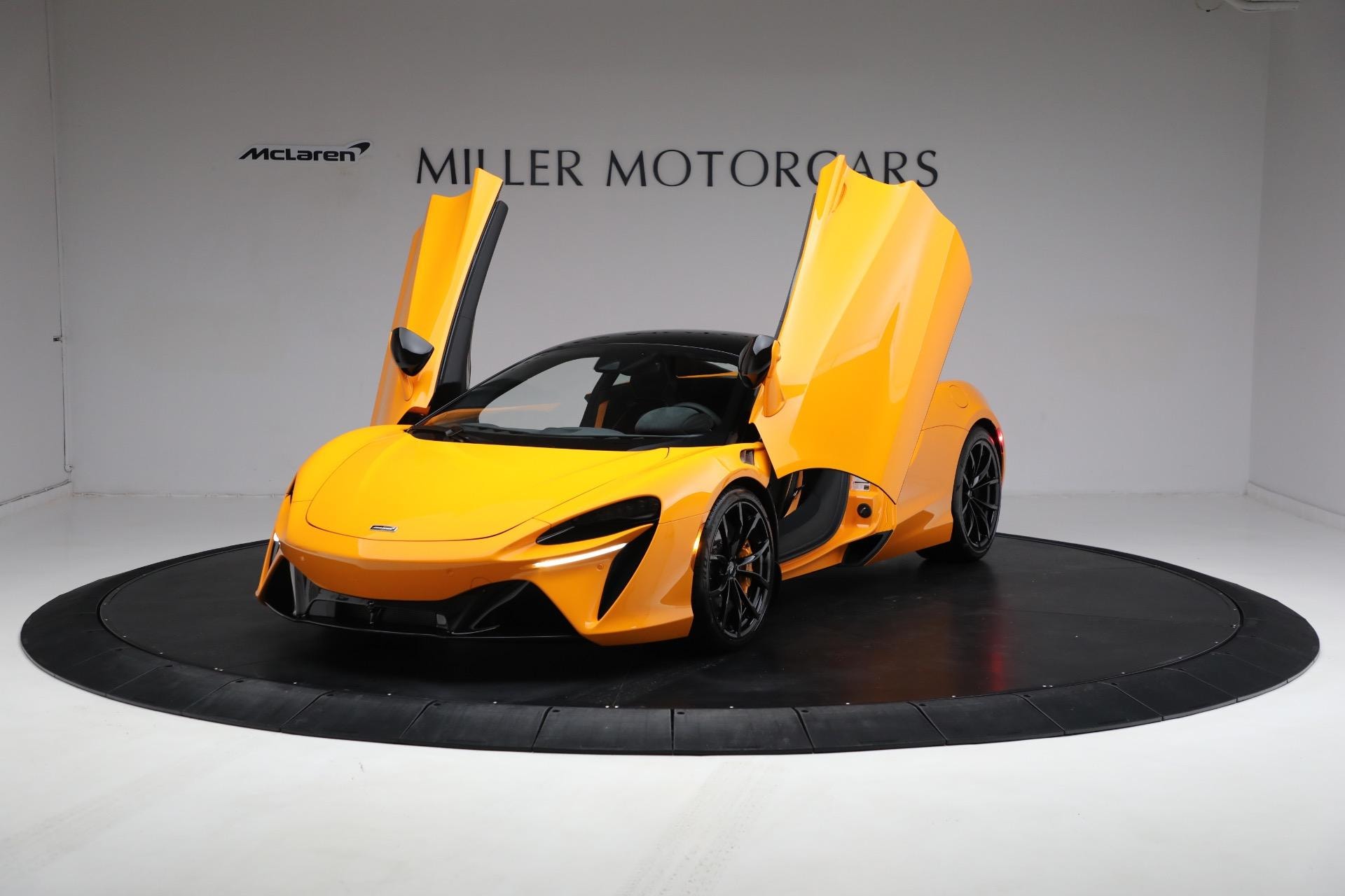 McLaren Artura dihedral doors open